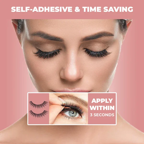 🔥Last Day 70% OFF🔥✨Reusable Adhesive Eyelashes✨