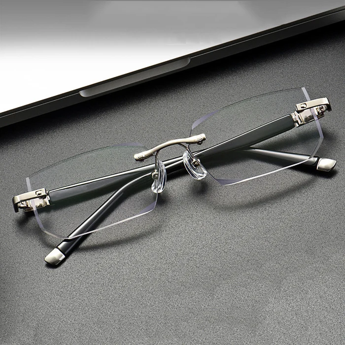 💥Last Day 49% OFF💥2023 New Sapphire High Hardness Anti-blue Progressive Far And Near Dual-Use Reading Glasses