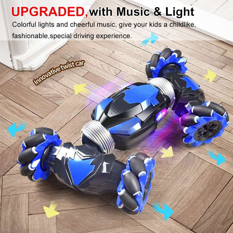 Double-Sided Stunt RC Car with Gesture Sensing Remote Control Car