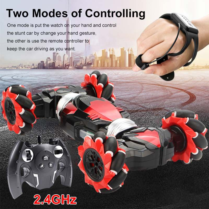 Double-Sided Stunt RC Car with Gesture Sensing Remote Control Car