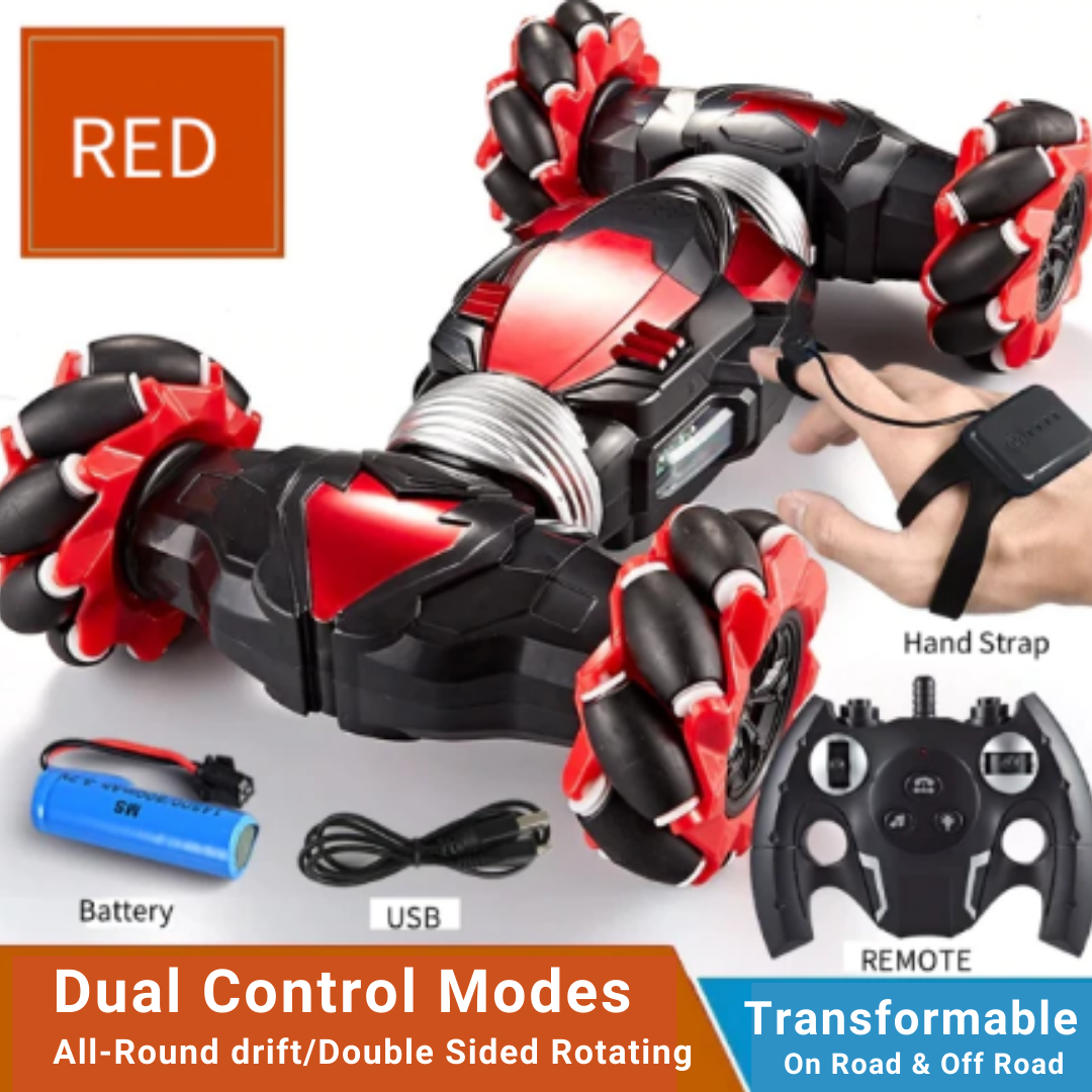 Double-Sided Stunt RC Car with Gesture Sensing Remote Control Car