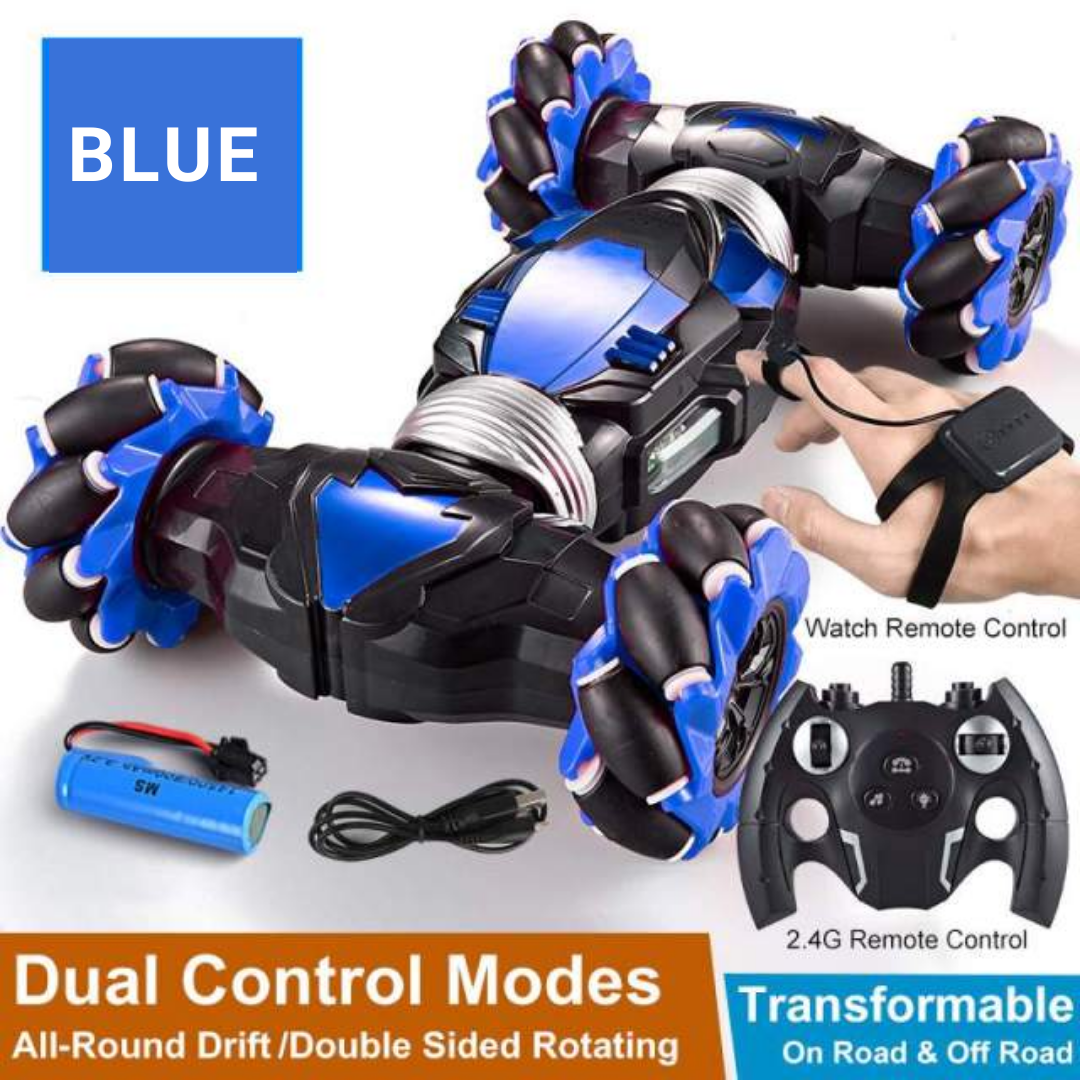 Double-Sided Stunt RC Car with Gesture Sensing Remote Control Car