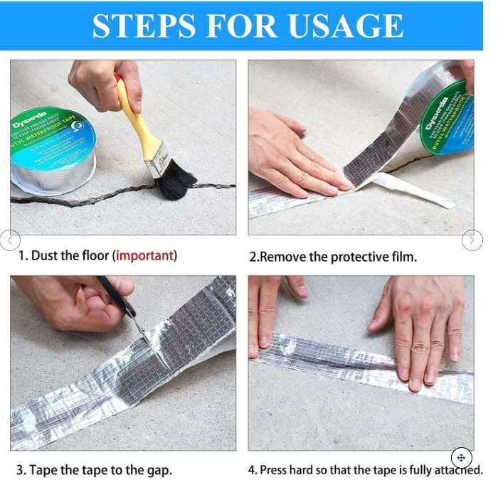 Super Adhesive Waterproof Sealant Aluminum Tape