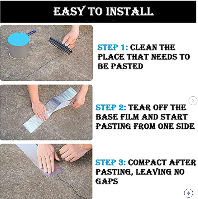 Super Adhesive Waterproof Sealant Aluminum Tape