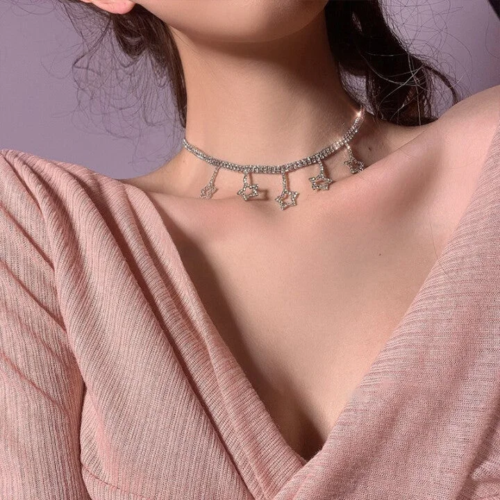 Star Pendant Choker Necklace(🛒60% Off🎁The Last Day!)