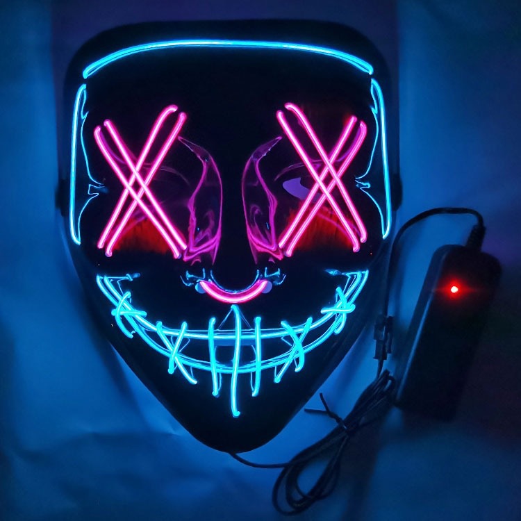 Halloween Neon Led Purge Party Mask