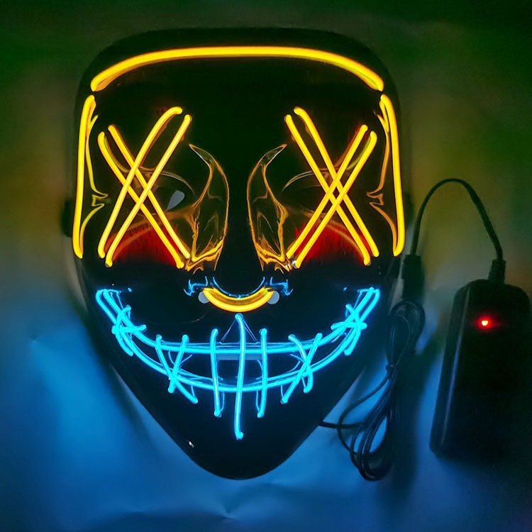 Halloween Neon Led Purge Party Mask