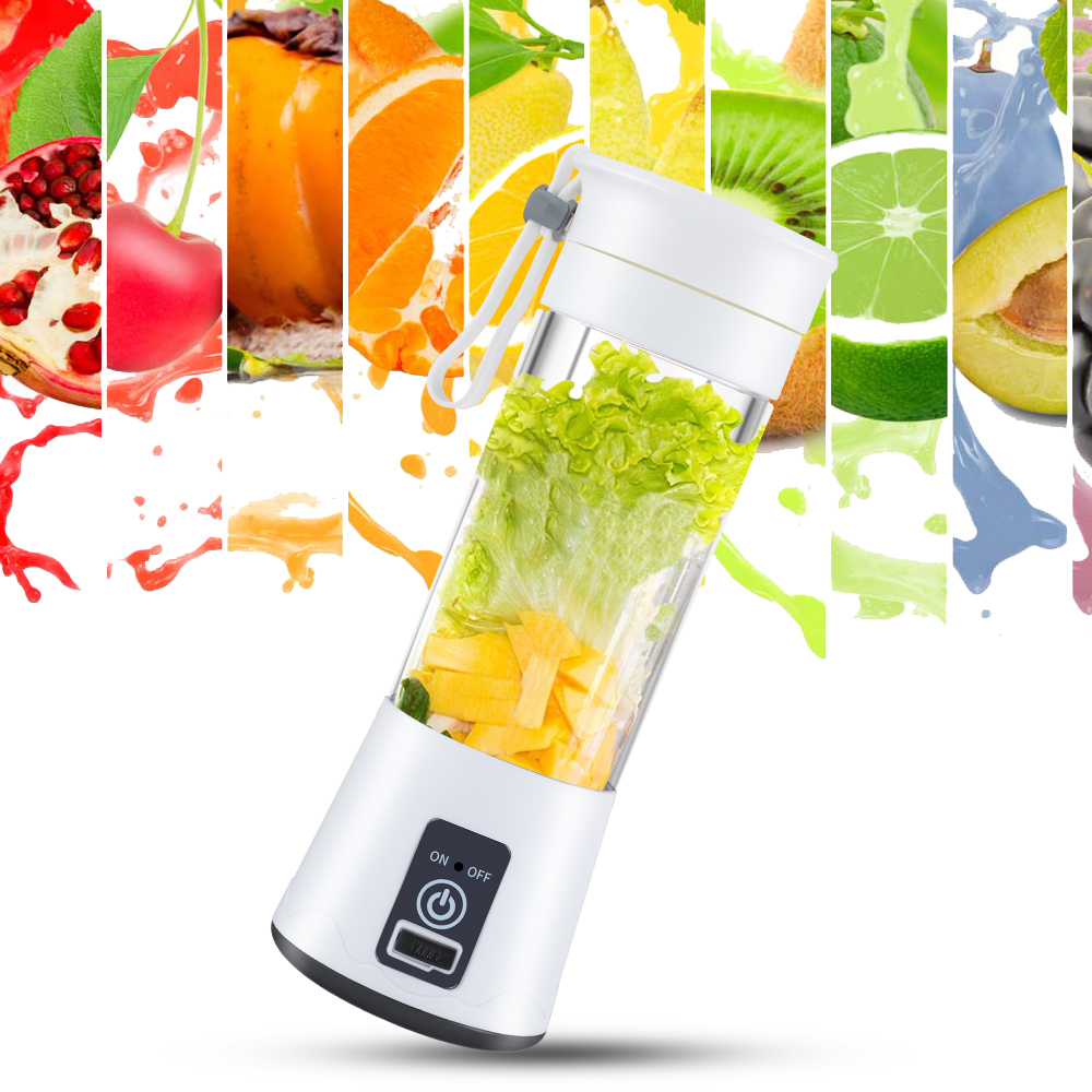 Portable Electric Juicer USB Rechargeable Handheld Smoothie Blender Fr