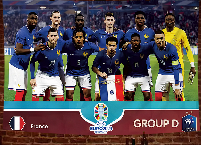 2024 European Cup poster hanging cloth