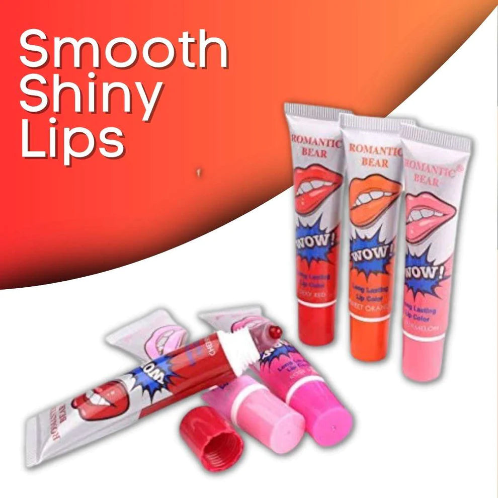 6 Colors Waterproof Liquid Impermeable lip gloss