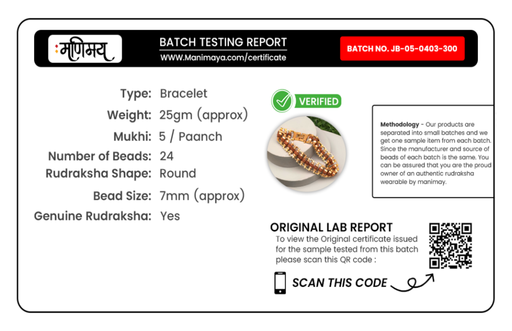 Gold Plated Divine Aura Rudraksha Bracelet