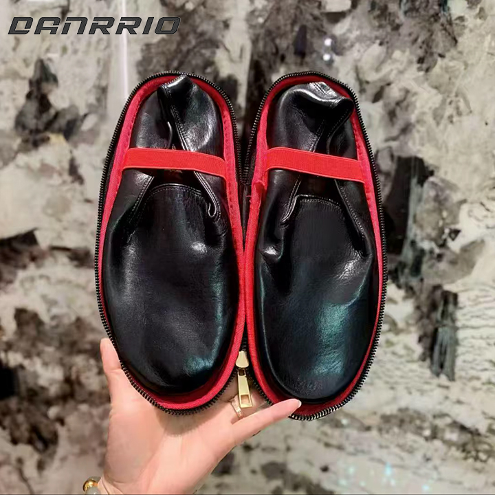 Handmade horse leather shoes Goodyear craft vintage loafers | wallet shoes