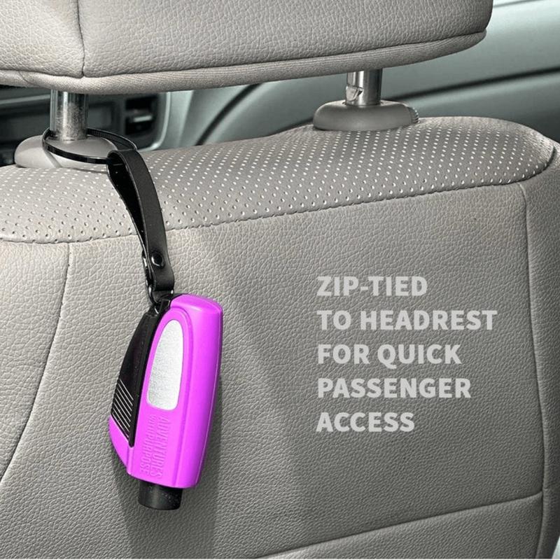 2-in-1 Emergency Window Breaker & Seatbelt Cutter