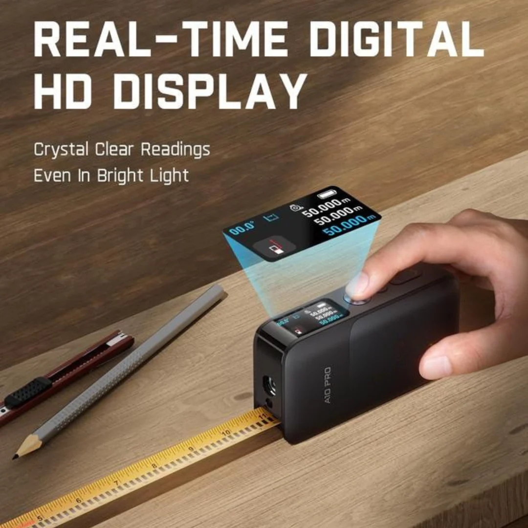Adoura 2-in-1 Digital Laser Tape Measure