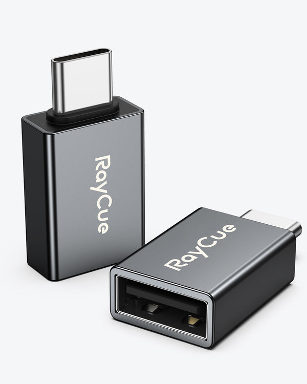 RayCue ExpandPro Uno A1 USB-C to USB 3.0 OTG Adapter for USB-C Enabled Devices-2 x Pack