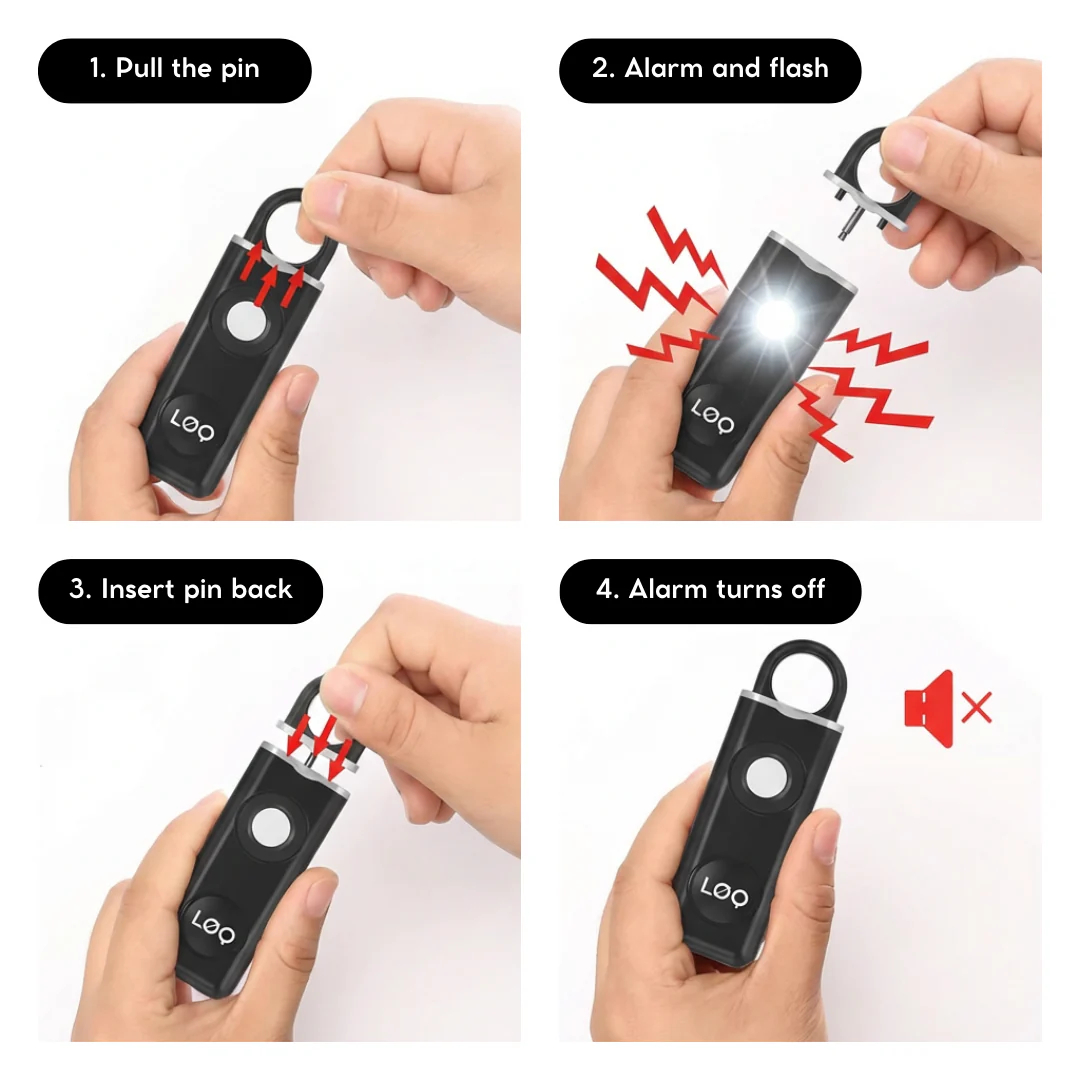 Personal Safety Alarm - Black