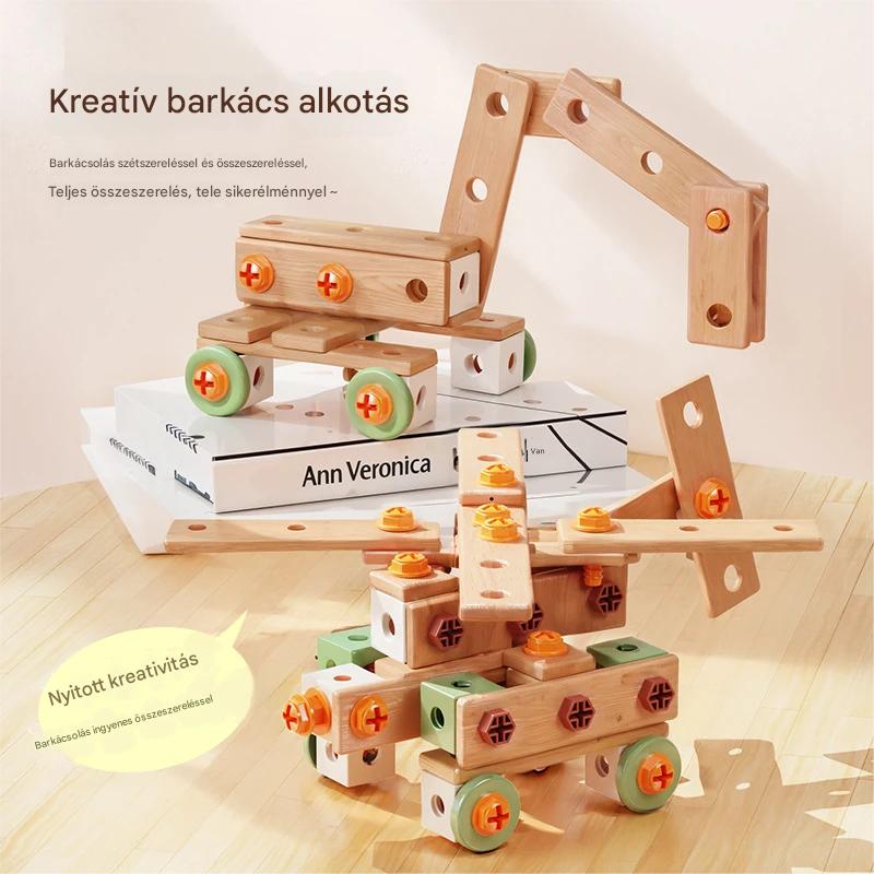 🧩Building block toy! 💪 Develops your child's hand-eye coordination!