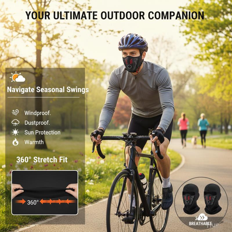 Winter Rider Warm Anti-Haze Balaclava Full Face Mask