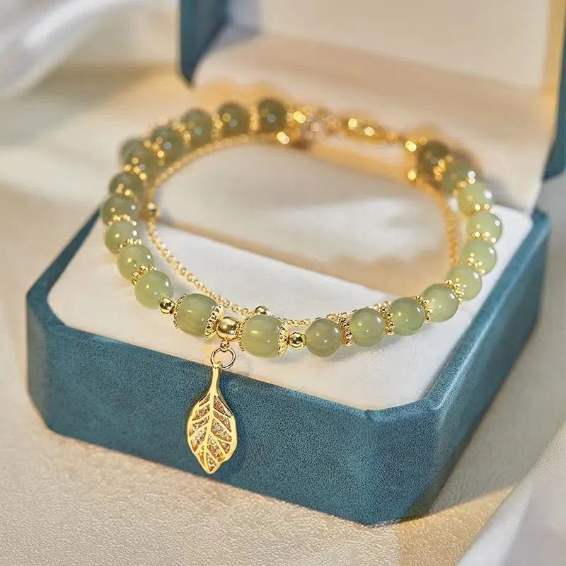 ✨ 【Cumpărați 1 obțineți 1 gratuit】 Noua brățară de aur 14K Hetian Jade