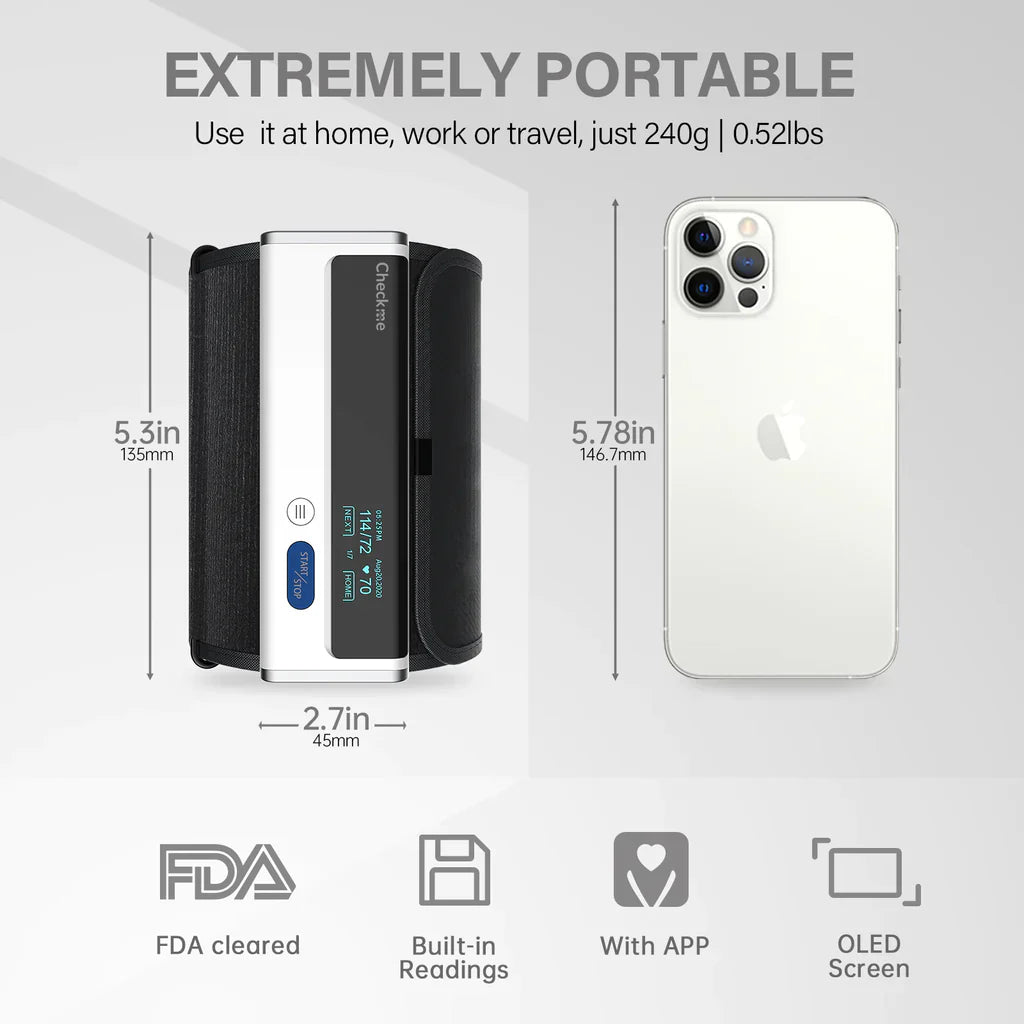 Monitor de pressão arterial bluetooth doméstico Checkme BP2A