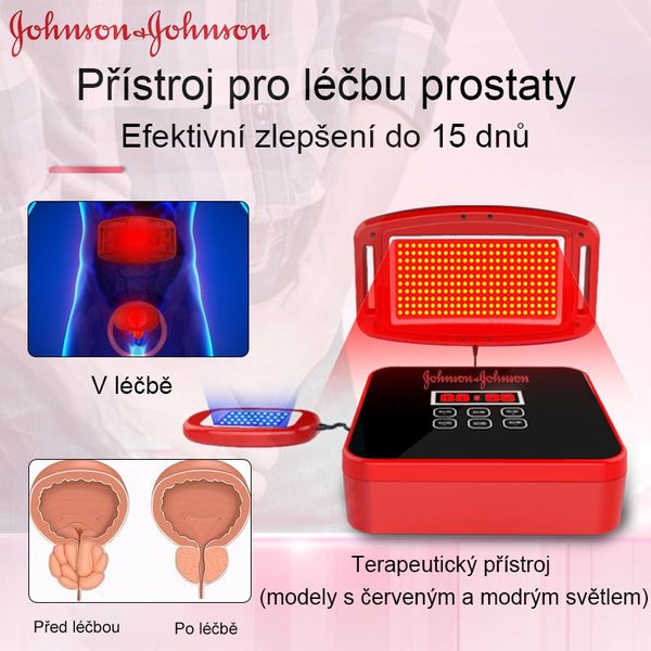  Johnson & Johnson Red and Blue Light Therapy Device for Common Prostate Diseases