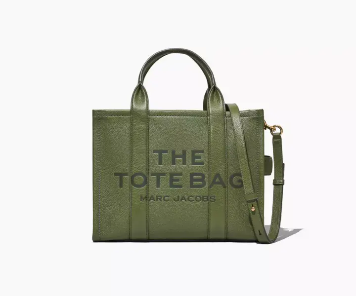 THE LEATHER MEDIUM TOTE BAG