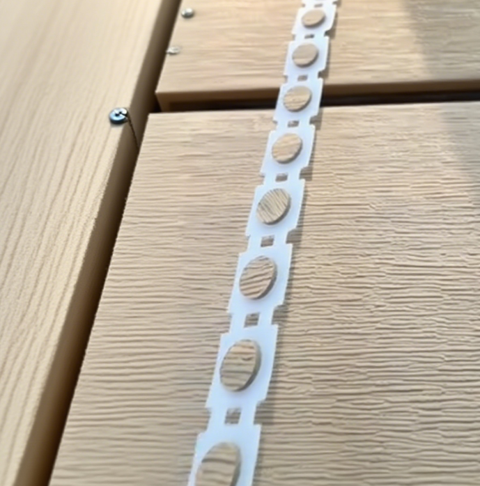 Repairing holes in wooden boards