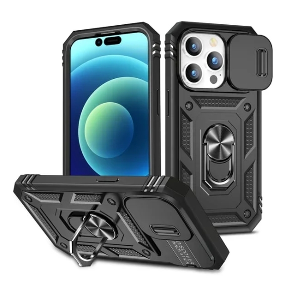 🔥Magnetic Car Finger Ring 3-in-1 Phone Case