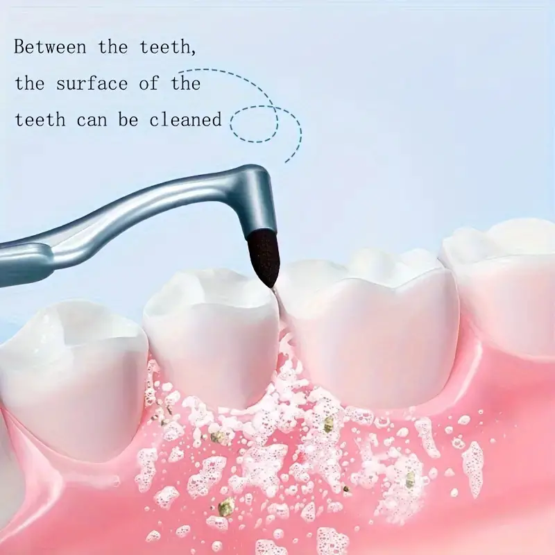 Manual Teeth Stain Remover - Plaque Removal Teeth Cleaning Brush, Portable Ergonomic Oral Care Tool