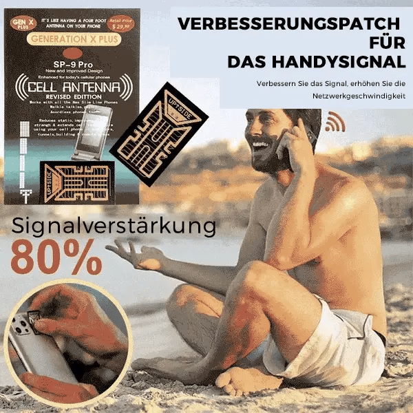 Mobile phone signal enhancement stickers - signal booster