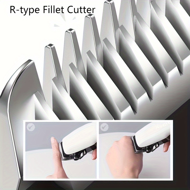 KEMEI Electric Hair Clipper, LCD Digital Display Hair Clipper, Electric Shaving Head, Professional Electric Power Clipper, Hair Salon Special