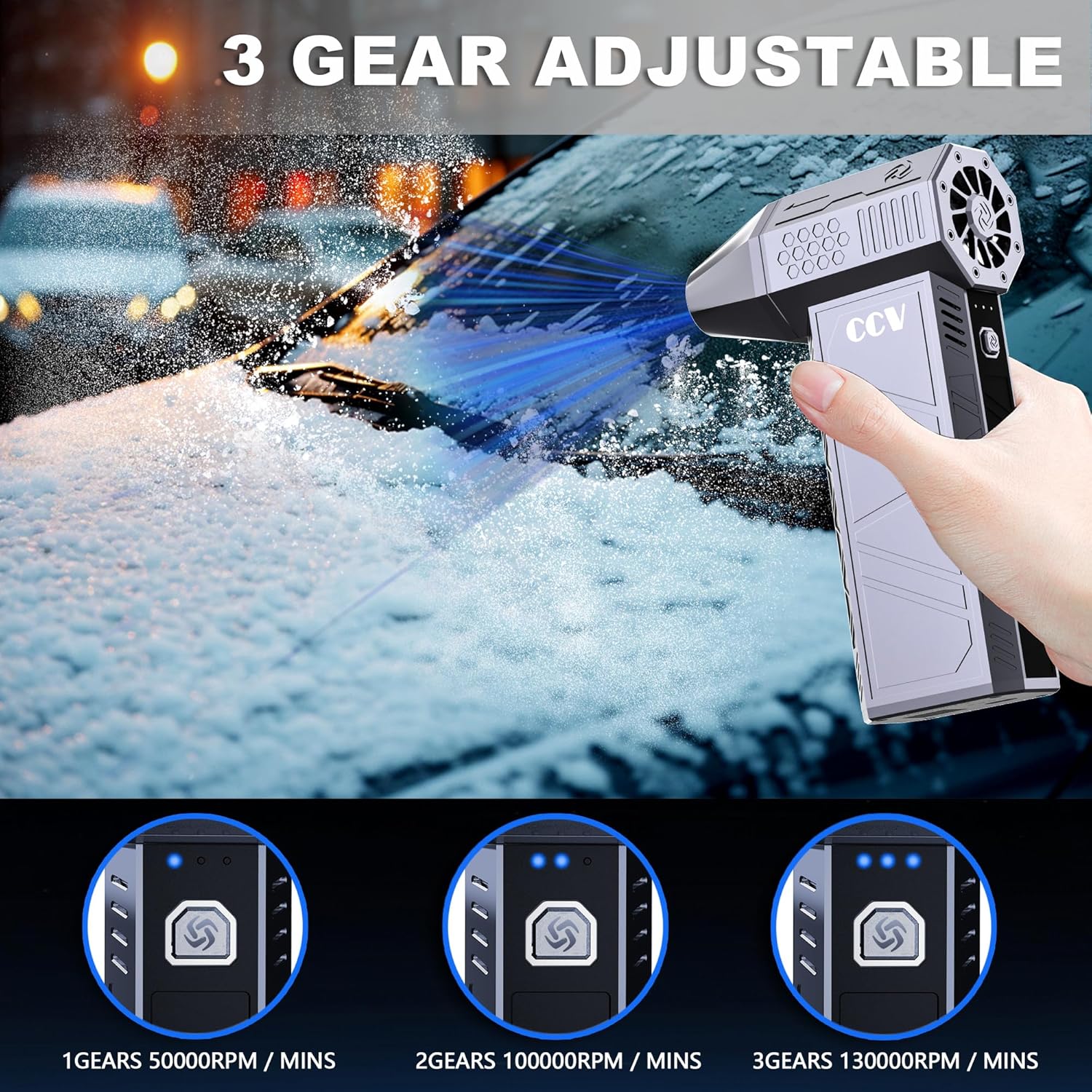 Compressed Air Duster - 150000RPM Electric Air Duster