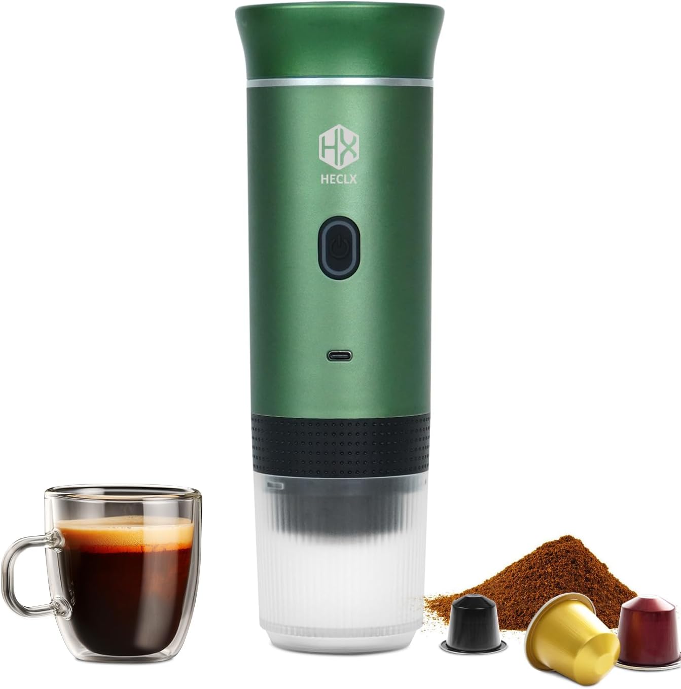 Portable Electric Espresso Machine, Travel Coffee Maker for Camping