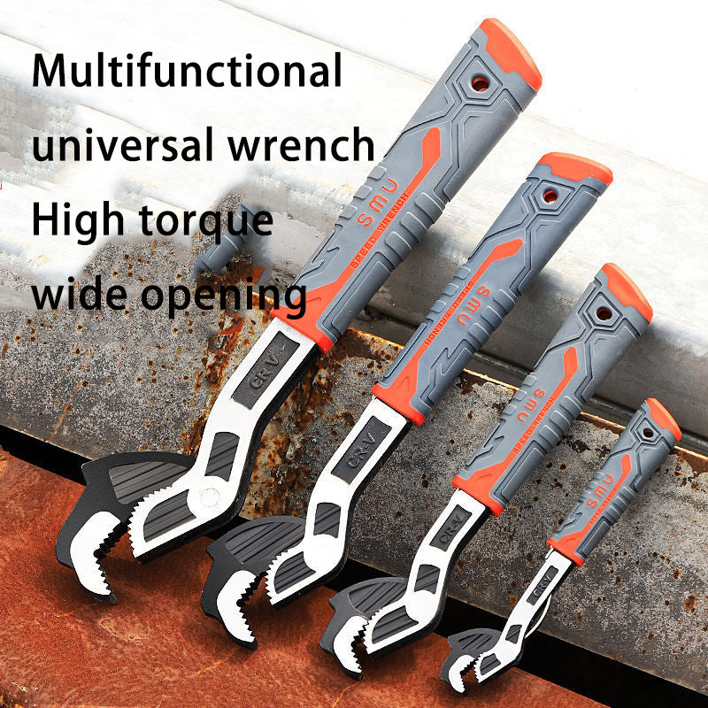 【6/8 Inch】 Multi-Function Wrench Set Self-Locking Pipe Wrench Set Industrial Wrench Tool