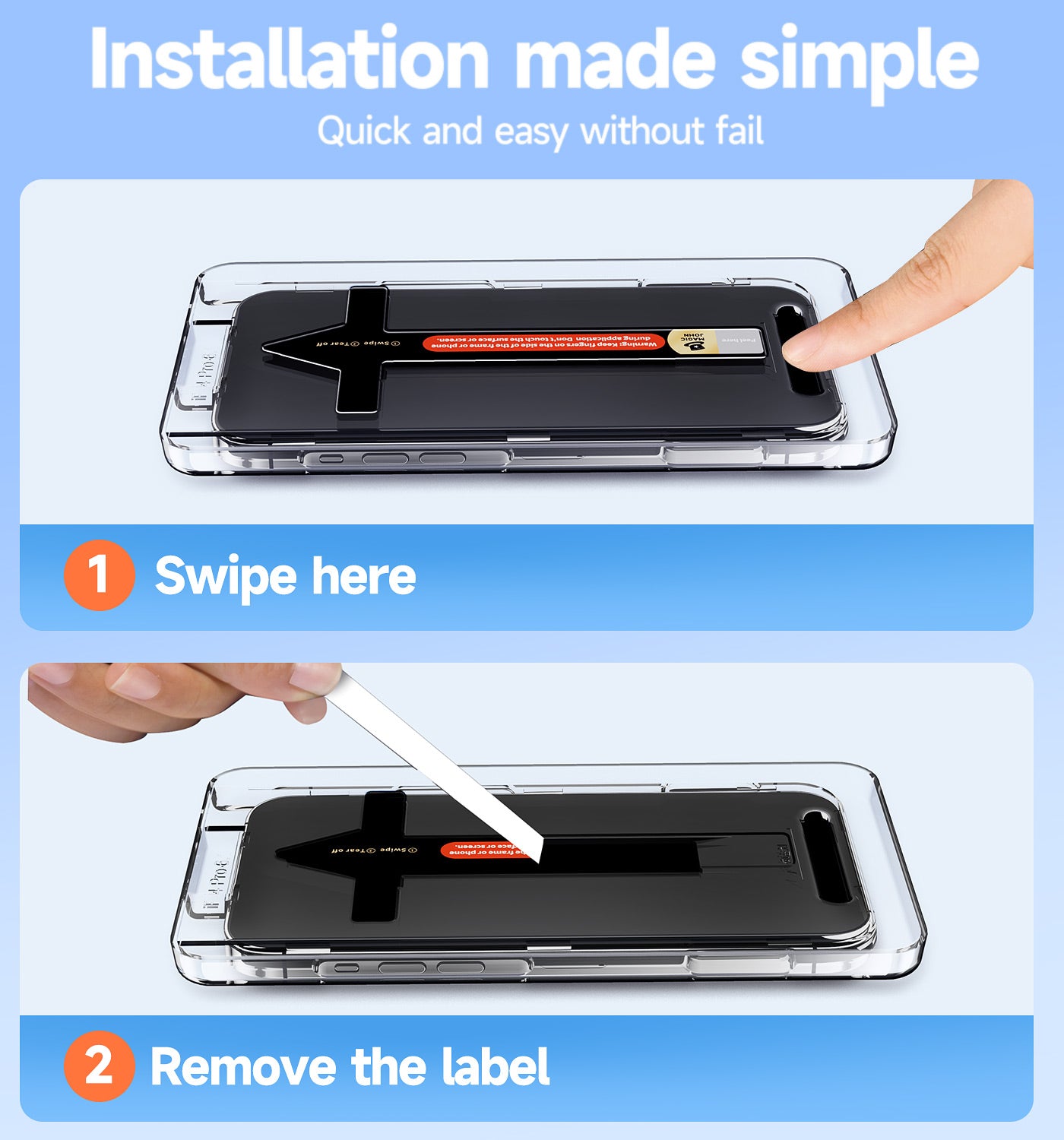 Screen Protector - Dust Free Without Bubbles