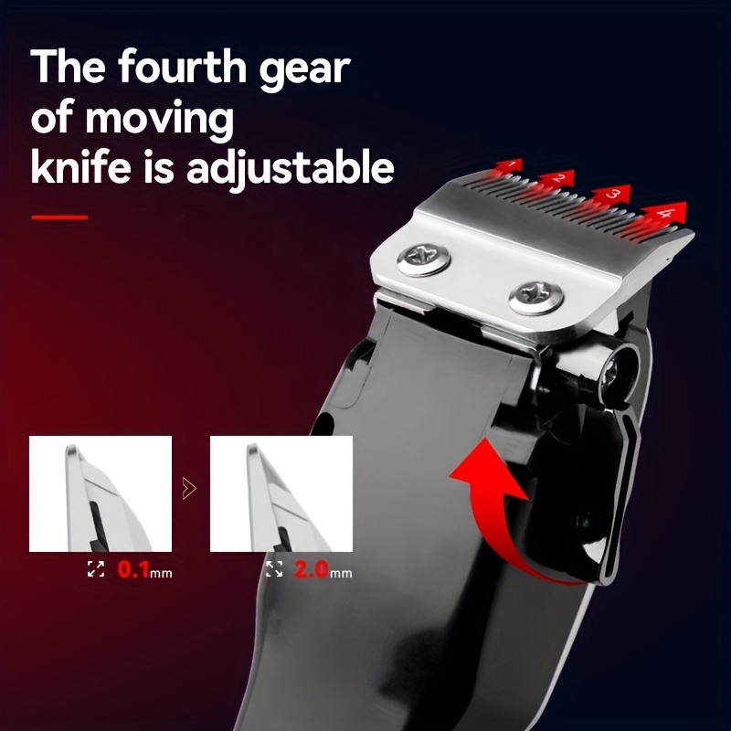 KEMEI Electric Hair Clipper, LCD Digital Display Hair Clipper, Electric Shaving Head, Professional Electric Power Clipper, Hair Salon Special