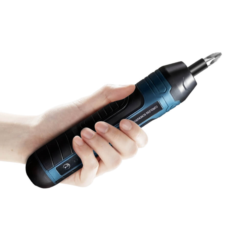 Cordless Electric Screwdriver Set LED Light 4 Levels Torque