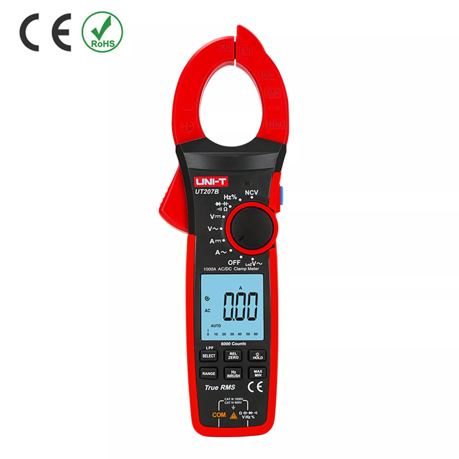 ⚡UNI-T UT210E Mini Digital Clamp Meter True RMS 👁‍🗨️AC/DC Multimeter⚡