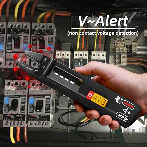 MAXRIENY AC DC Clamp Meter Open Fork Automatic Digital Multimeter Rechargeable