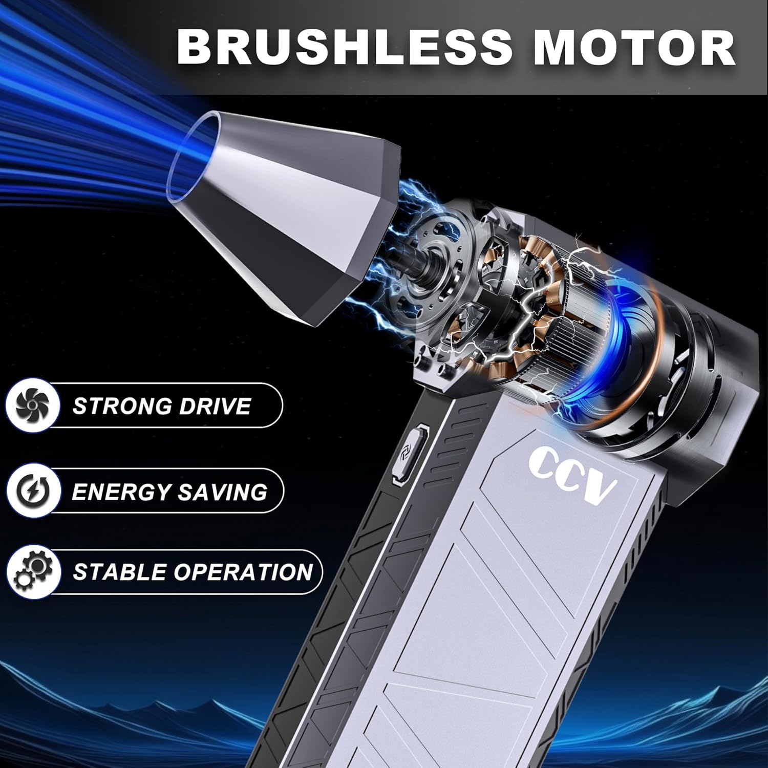 Compressed Air Duster - 150000RPM Electric Air Duster