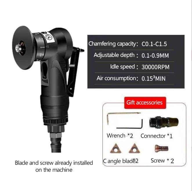 Handheld Small Mini Pneumatic Chamfering Machine