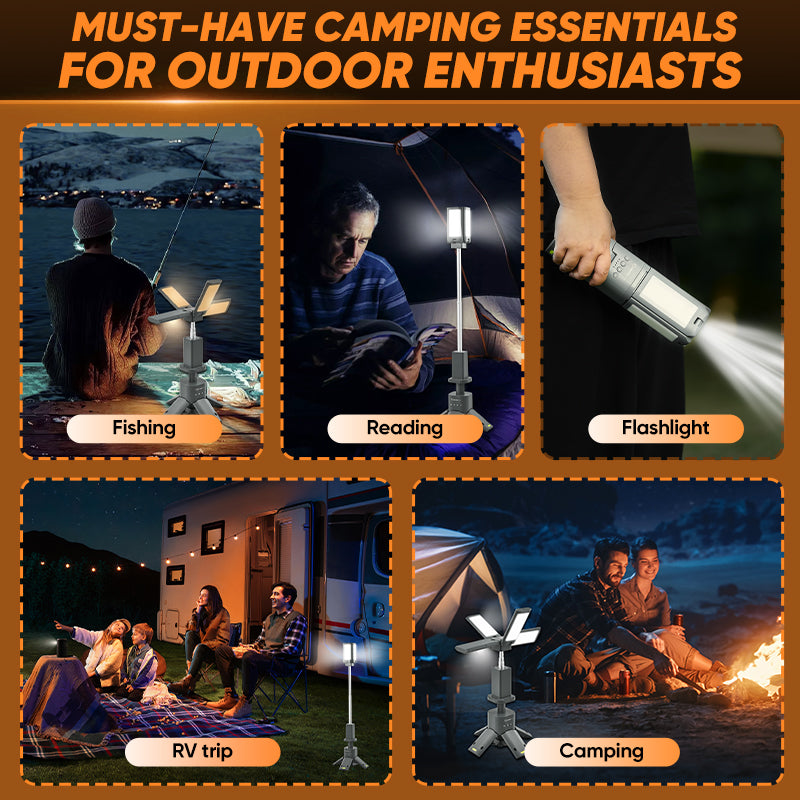 Camping Lantern with Four Led Lamps