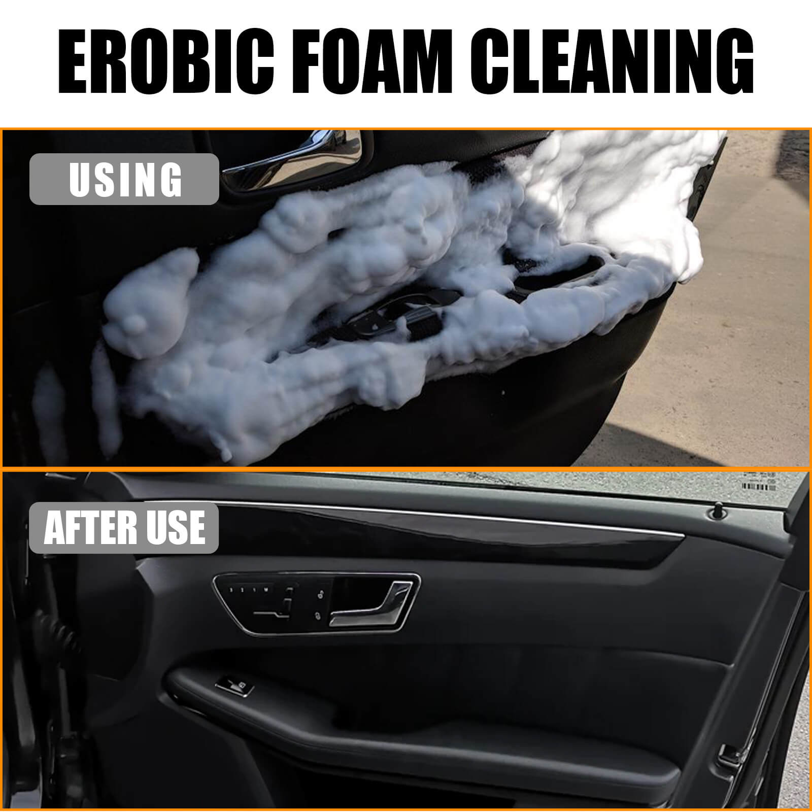 Multifunctional foam cleaner
