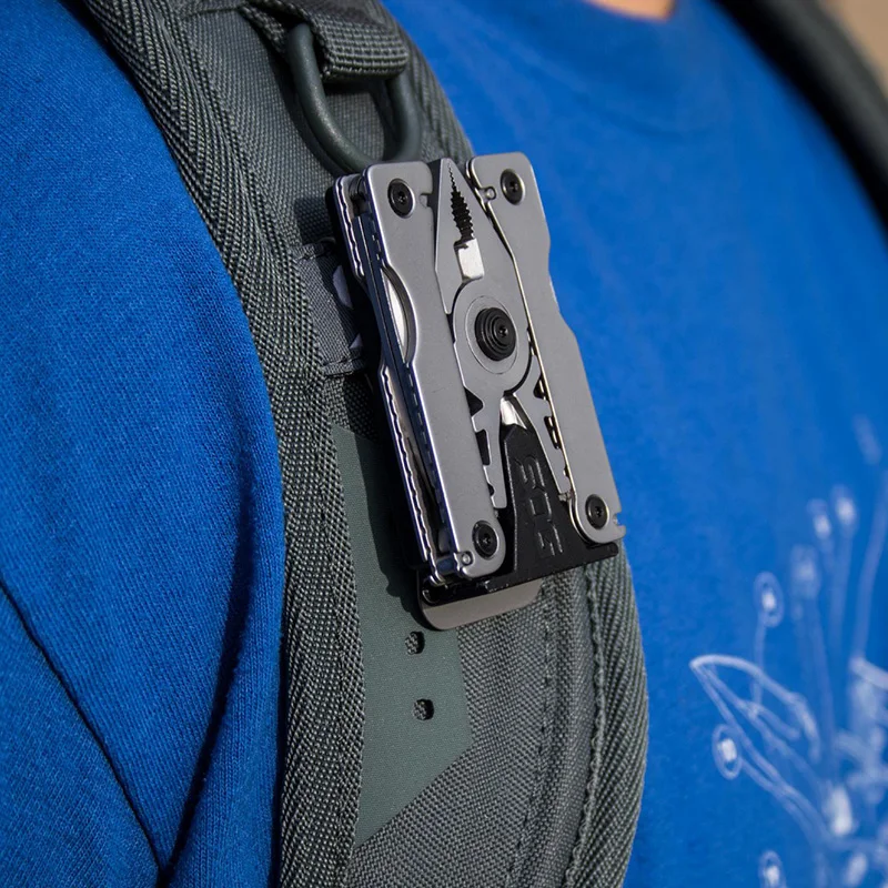 Multifunctional belt buckle folding pliers tool