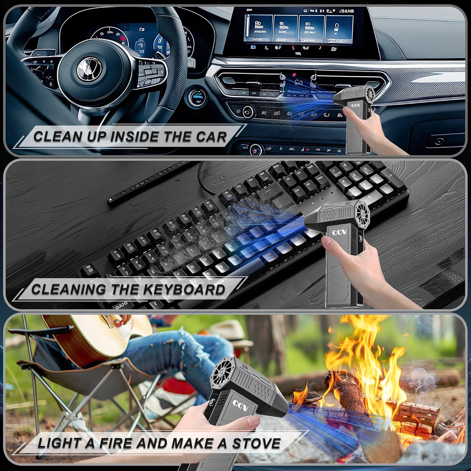 Compressed Air Duster - 150000RPM Electric Air Duster