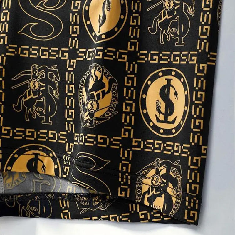 Ice Silk Mesh Men's Breathable Silk Underwear 5 Pack