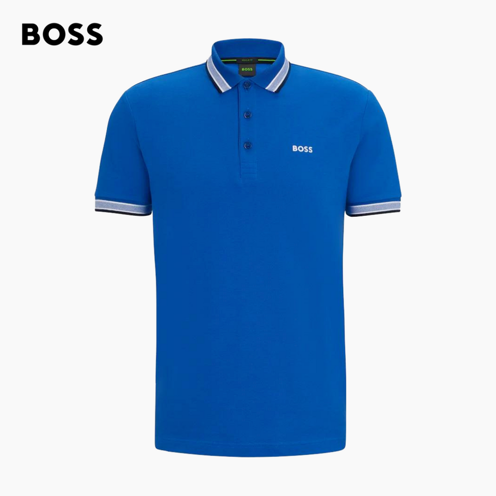 BOSS- Cotton Pique Polo Shirt