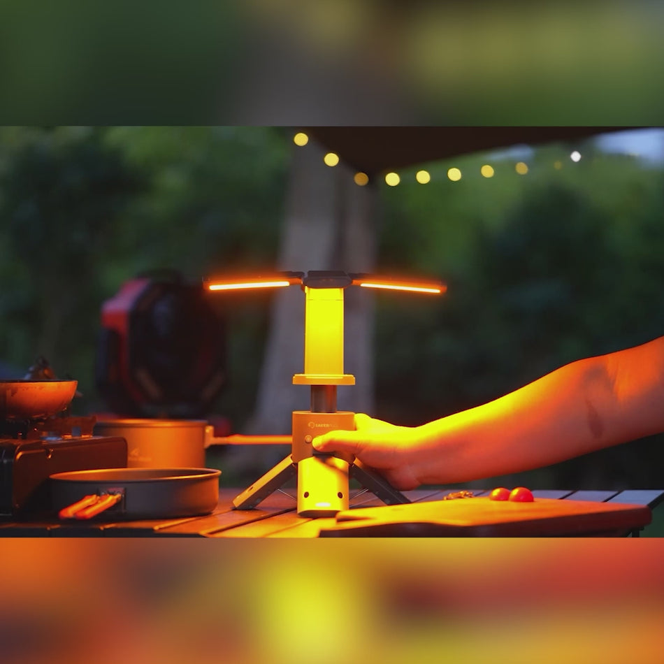 Camping Lantern with Four Led Lamps