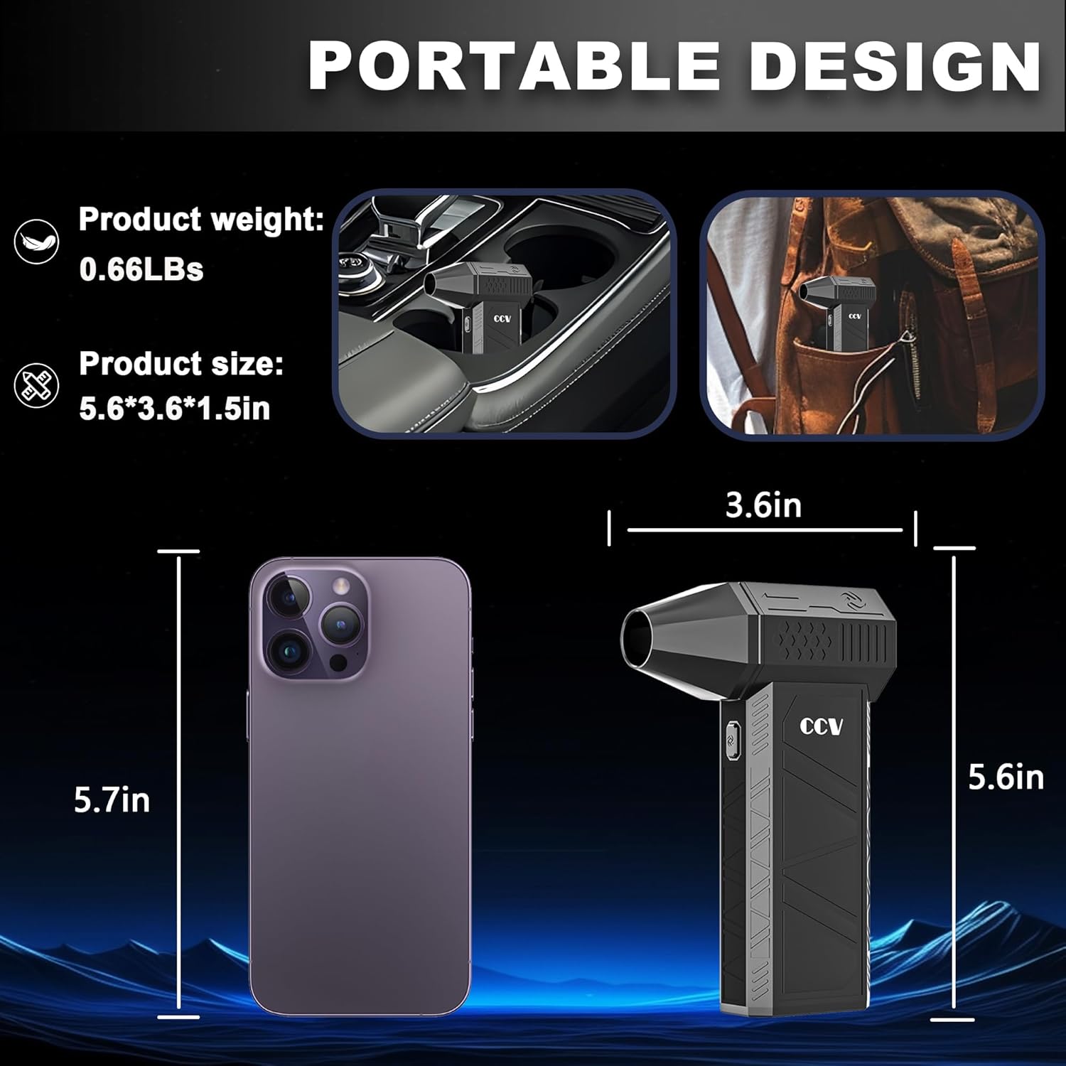 Compressed Air Duster - 150000RPM Electric Air Duster