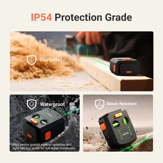 3-in-1 Wall-Mountable Laser Level